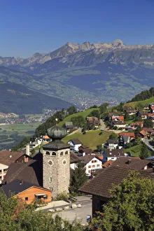 Liechtenstein, Steg Village, Triesen town Liechtenstein, Steg Village, Triesen town