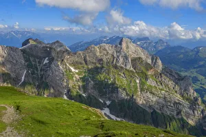 Liesen ridge with Schafberg summit, Canton Appenzell, Switzerland Liesen ridge with Schafberg summit, Canton Appenzell, Switzerland