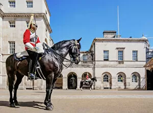 Changing Of The Guard Gallery: Life Guard mounted at Horse Guards, London, England, United Kingdom