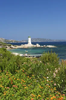 Lighthouse Porto Faro at Capo d´Orso, Sardinia, Italy Lighthouse Porto Faro at Capo d´Orso, Sardinia, Italy