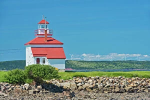 Atlantic Canada Collection: Lighthouse on St. Mary's Bay, Gilbert'sCove, Nova Scotia, Canada