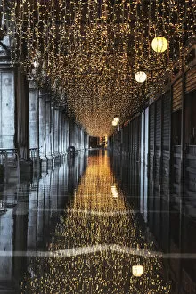 Leonardo Papera Gallery: Lights at St Marks Square in December, Venice, Italy