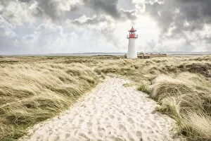 Wadden Sea Gallery: List-West lighthouse on the Ellenbogen Peninsula, Sylt, Schleswig-Holstein, Germany