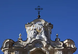 Lithuania, Vilnius, detail of the baroque Basilian Gate Lithuania, Vilnius, detail of the baroque Basilian Gate