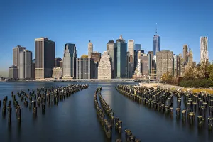 Lower Manhattan skyline from Brooklyn Bridge Park, Brooklyn, New York, USA Lower Manhattan skyline from Brooklyn Bridge Park, Brooklyn, New York, USA