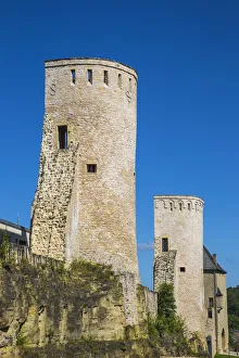 Luxembourg, Luxembourg City, Rham Plateau, Medieval Watchtowers Luxembourg, Luxembourg City, Rham Plateau, Medieval Watchtowers