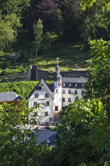 Luxembourg, Vianden, The Stadthaus (town hall) Luxembourg, Vianden, The Stadthaus (town hall)