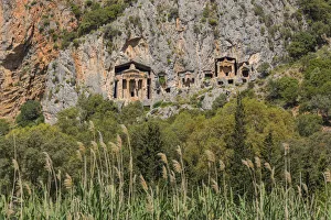 Lycian tombs, Dalyan, Mugla Province, Turkey Lycian tombs, Dalyan, Mugla Province, Turkey