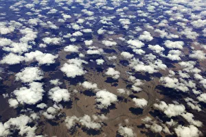 Mackerel sky seen from the air. Malawi, Africa Mackerel sky seen from the air. Malawi, Africa