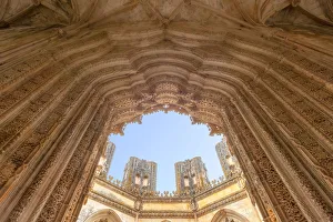 The main portal of the Unfinished Chapels (Capelas Imperfeitas The main portal of the Unfinished Chapels (Capelas Imperfeitas