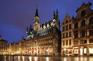 Images Dated 8th January 2011: The Maison du Roi (Kings House) on the famous Grande Place in the City Centre of Brussels