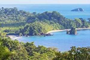 Manuel Antonio National Park, high angle view, Costa Rica Manuel Antonio National Park, high angle view, Costa Rica