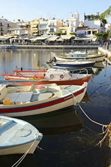 Marina at Agios Nikolaos, Crete, Greece, Europe Marina at Agios Nikolaos, Crete, Greece, Europe