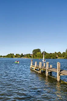 Marina in Arnis, Schlei fjord, Baltic coast, Schleswig-Holstein, Germany Marina in Arnis, Schlei fjord, Baltic coast, Schleswig-Holstein, Germany
