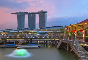 Marina Bay Sands Hotel and Marina Bay, Singapore Marina Bay Sands Hotel and Marina Bay, Singapore