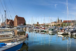 Historic Centres of Stralsund and Wismar Gallery: Marina and old town, Stralsund, Mecklenburg-Western Pomerania, Germany