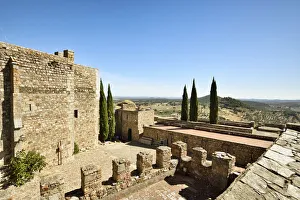 The medieval castle of Albuquerque (Luna Castle) dating back to the 13th century The medieval castle of Albuquerque (Luna Castle) dating back to the 13th century