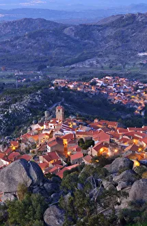 The medieval and historic village of Monsanto at dusk. Portugal The medieval and historic village of Monsanto at dusk. Portugal