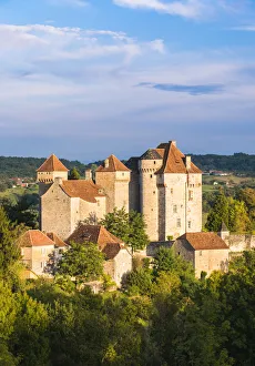 Medieval village of Curemonte, Limousin, France Medieval village of Curemonte, Limousin, France