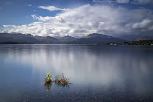 Milarrochy Bay with mountains, Loch Lomond, Loch Lomond and The Trossachs National Park Milarrochy Bay with mountains, Loch Lomond, Loch Lomond and The Trossachs National Park