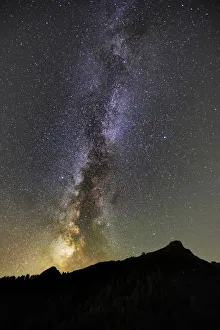 Milky way from the mountains of Imst, Tyrol, Austria Milky way from the mountains of Imst, Tyrol, Austria