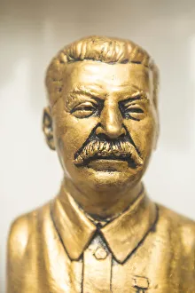 Miniture bust of Stalin, Minsk, Belarus