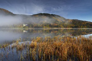 Mist over Loch Achray, The Trossachs National Park, Central Region, Scotland Mist over Loch Achray, The Trossachs National Park, Central Region, Scotland