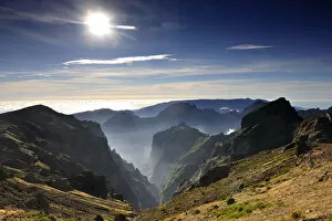 Images Dated 7th November 2012: Misty mountains of Madeira. Portugal