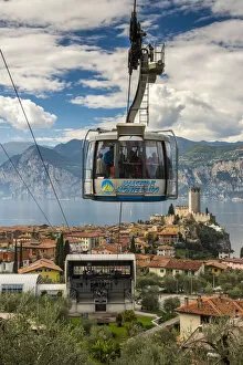 Attraction Collection: Monte Baldo aerial tramway, Malcesine, Lake Garda, Veneto, Italy