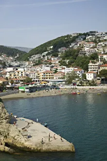 Montenegro, Adriatic coast, Ulcinj, Mala Plaza Beach Montenegro, Adriatic coast, Ulcinj, Mala Plaza Beach