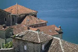 Montenegro, Bay of Kotorska, Perast, Perast Rooftops Montenegro, Bay of Kotorska, Perast, Perast Rooftops