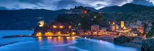 Related Images Collection: Monterosso al Mare at Night, Cinque Terre, Liguria, Italy