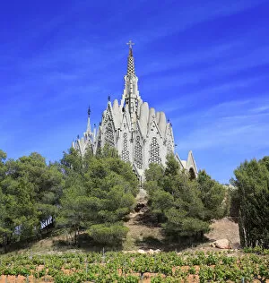 Images Dated 16th April 2015: Montserrat Church in Montferri, Alt Camp, near Tarragona, Catalonia, Spain