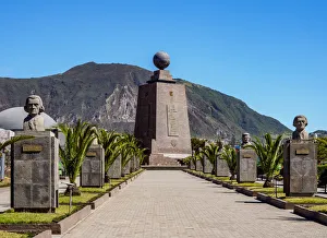 Monument to the Equator, Ciudad Mitad del Mundo, Middle of the World City, Pichincha Monument to the Equator, Ciudad Mitad del Mundo, Middle of the World City, Pichincha