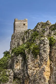 Moorish castle, Zahara de la Sierra, Andalusia, Spain Moorish castle, Zahara de la Sierra, Andalusia, Spain