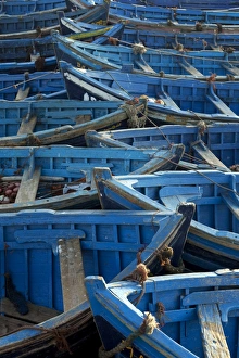 Morocco, Essaouira. The traditional fishing port. Influenced heavily both physically Morocco, Essaouira. The traditional fishing port. Influenced heavily both physically