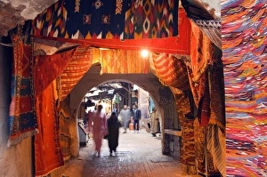 Medina of Marrakesh Gallery: Morocco Marrakesh medina market at Place