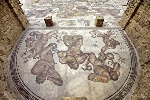 Mosaics, Villa Romana Casale, Piazza Armerina, Sicily, Italy Mosaics, Villa Romana Casale, Piazza Armerina, Sicily, Italy