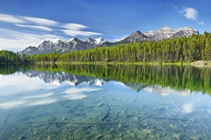 Canadian Rocky Prints: Mountain Landscape Print - Herbert Lake, Banff National Park