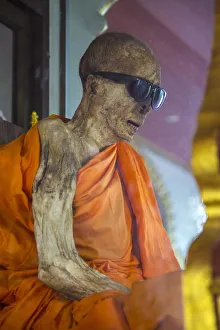 Mummified monk at Wat Khunaram, Koh Samui, Thailand Mummified monk at Wat Khunaram, Koh Samui, Thailand