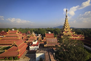 Myanmar (Burma), Mandalay, Mandalay Palace Myanmar (Burma), Mandalay, Mandalay Palace