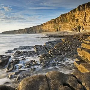Images Dated 14th August 2012: Nash Point on the Glamorgan Heritage Coast, South Wales, UK. Summer (August)