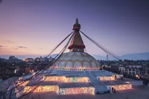 Kathmandu Valley Gallery: Nepal, Kathmandu, Bodhnath (Boudha) Stupa