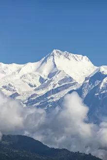 Annapurna Gallery: Nepal, Pokara, View of Himalayas