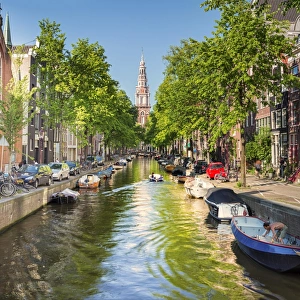 Images Dated 17th April 2015: Netherlands, North Holland, Amsterdam. The Zuiderkerk bell tower