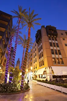 New shopping center and apartments in the wealthy area of Gueliz in Marrakesh, Morocco New shopping center and apartments in the wealthy area of Gueliz in Marrakesh, Morocco