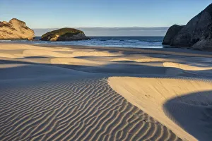 New Zealand, South Island, Wharariki Beach New Zealand, South Island, Wharariki Beach