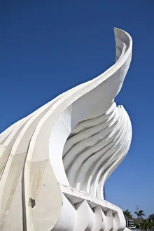 Nicaragua, Managua, Zona Monumental, Acoustic shell, designed by American Glen Howard Nicaragua, Managua, Zona Monumental, Acoustic shell, designed by American Glen Howard