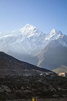 Annapurna Gallery: Nilgiri Himal peak, Annapurna range, Jomsom, Nepal