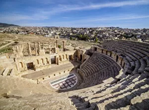 North Theater, Jerash, Jerash Governorate, Jordan